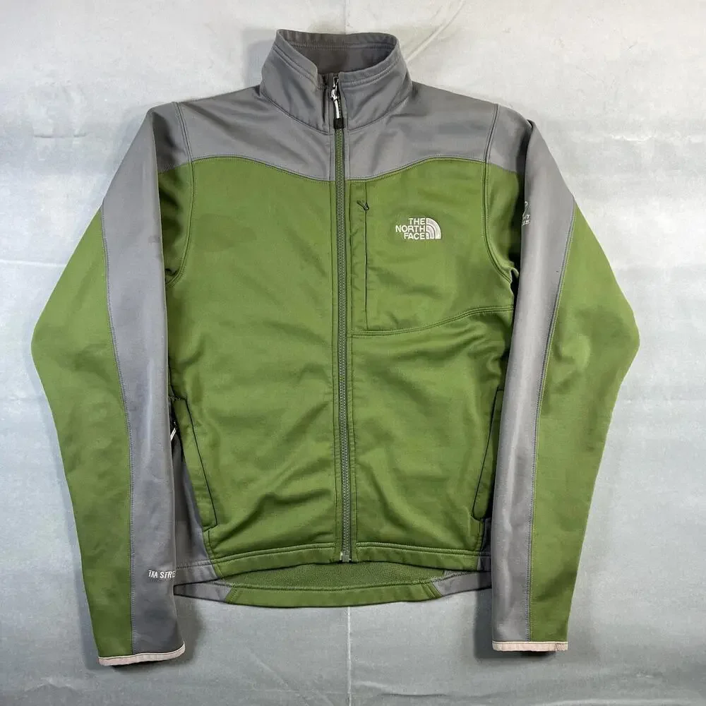 The North Face Flight Series TKA Jacket Mens Small Green Stretch Full Zip Y2K